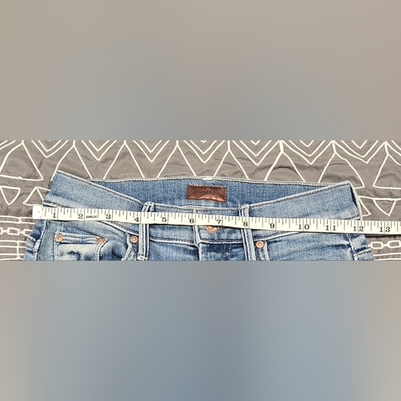 MOTHER The Insider Crop A Side Of Rice And Beans Jeans Size 24 - Picture 5 of 9